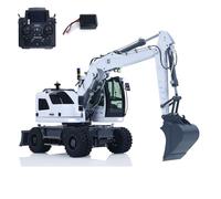 TOUCAN RC HOBBY Escavatore idraulico con telecomando in metallo 1/14 Valvola a 7 vie RC scavatore veicolo di ingegneria RTR blocco asse PL18EV Lite per età 14+