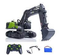 TOUCAN RC HOBBY HUINA 1/14 593 Modello RC Escavatore Auto Regalo Batteria 2.4G Telecomando 22CH per Età 14+
