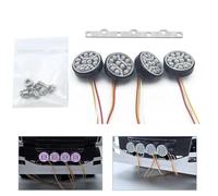 TOUCAN RC HOBBY Lampada a LED in metallo per 1/14 fai da te Tamiya RC camion trattore 770S FH16 56375 56360 R620 1851 camion idraulico