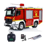 TOUCAN RC HOBBY Modello senza fili del veicolo antincendio di controllo dell'automobile elettrica del camion 4x2 di estinzione di incendio di 1/14