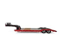 TOUCAN RC HOBBY Rimorchio in metallo a 2 assi Lowboy con collo di cigno per 1/14 fai da te Tamiya RC trattore, camion radiocomandato fai da te modello camion escavatore auto per un regalo speciale
