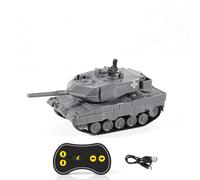TOUCAN RC HOBBY RTR 1/77 RC Panzer German Panther Battle Tank 360° Rotation Led Light Mini Toy