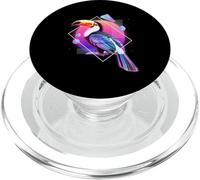 Toucan Vaporwave futuristico Estetica amante degli uccelli Arte PopSockets PopGrip per MagSafe