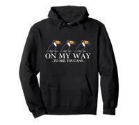 Toucan Watcher Bird Lover Ornithologist Biologist Felpa con Cappuccio