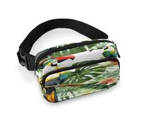 Toucans Marsupio a tracolla con cerniera e cinghia regolabile
