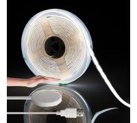 Touch and Hand Sweep Dimmer Switch 5V USB COB LED Strip Light 1/2/3/5M dimmerabile per Cabient Decor retroilluminazione illuminazione da cucina