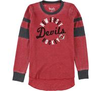 Touch da Donna Nuovo Jersey Diavoli Grafico T-Shirt, Rosso, M