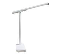Touch Desk Lamp, Eye Caring LED Light, 15.35x13.39in Adjustable Brightness Control, Soft Lighting Design, Space Saving Build for School, Reading, Study, Home, Bedroom, Bedside, Writing Table