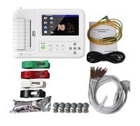 Touch Digital 6 Channel ECG Electrocardiograph 12Lead EKG ECG600G PC Software CE