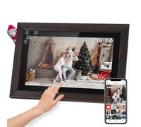 Touch Digital Photo Frame Frameo Wi-Fi Speaker 10.1 '' Les + App