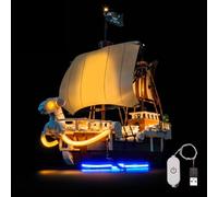 Touch Dimmer Switch Set di luci a LED compatibile con Lego The Going Merry Pirate Ship (non modello), set di illuminazione decorativo compatibile con Lego 75639 The Going Merry Pirate Ship