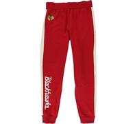 Touch Donna Chicago Blackhawks Atletico Pantaloni da Jogger, Rosso, M