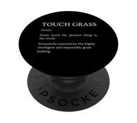 Touch Grass Definition - Divertente spiegazione sarcastica meme PopSockets PopGrip Adesivo