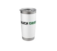 Touch Grass - Scritta Meme lingua giovanile Slang Gen Z Alpha Y2K Bicchiere termico in acciaio inox doppia parete