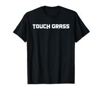Touch Grass - Scritta Meme Lingua Giovanile Slang Gen Z Alpha Y2K Maglietta