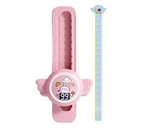 Touch High Jump Counter - Tabella di crescita verticale a LED da 14,5 x 39 cm, gioco senza sforzo, giocattolo regolabile in ABS con facilità, contatore di trasmissione interattivo per il