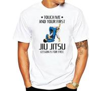 Touch Me And Your First Jiu Jitsu Lesson IS for Men T-Shirt White XXL