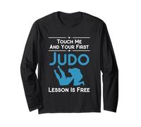 Touch Me And Your First Judo Lezione è Gratis Divertente Judo Amante Maglia a Manica