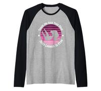 Touch Me And Your First Judo Lezione è Gratis Divertente Judo Amante Maglia con Maniche Raglan