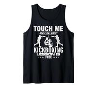 Touch Me And Your First Kickboxing Lesson è Un Divertente Regalo Gratuito Canotta