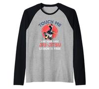 Touch-Me e la Tua Prima lezione di Jiu Jitsu è Arte Marziale Gratuita Maglia con Maniche Raglan