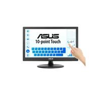 ASUS VT169HE Touch, Monitor da 15,6" Full HD WLED/IPS (1920x1080), Ampio Angolo di Visione, Senza Cornice, Filtro Luce Blu, Flicker free, HDMI, Compatibile con Windows 11, Nero