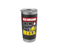 Touch my Bell- Content-Creator Social-Media-Influencer funny Bicchiere termico in acciaio inox doppia parete