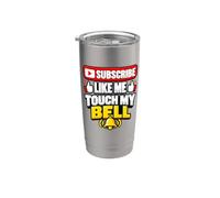 Touch my Bell- funny Content-Creator Social-Media-Influencer Bicchiere termico in acciaio inox doppia parete