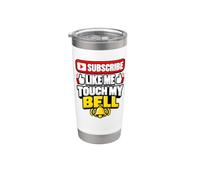 Touch my Bell- funny Content-Creator Social-Media-Influencer Bicchiere termico in acciaio inox doppia parete