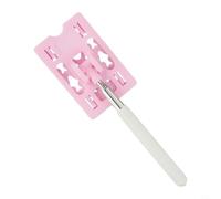 Touch n Go - Porta carte di credito con lunghezza regolabile e blocco per carte di credito per un utilizzo sicuro e transazioni più veloci con pedaggio (rosa)