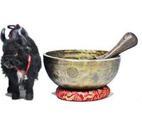 Touch of Nepal - Campana tibetana con luna piena, diametro 20,3 cm