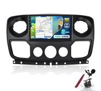 Touch Screen Autoradio Android 15 Snapdragon 4G+64G 8-Core per Renault Master V-auxhall Movano 2010-2019 CarPlay 10" Autoradio Hi-Res BT 5.1 GPS WiFi FM Telecamera, K6 Pro Plus