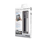 Touch screen capacitivo iSound con punta in gomma Elite Stylus Confezione doppia