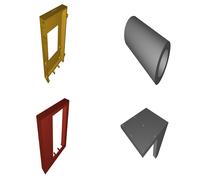 Touch Screen Case Compatible with Raspberry Pi 3B & Astroprint 3.5" Display