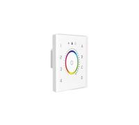 Touch screen DALI tipo 86 da parete DIM CT RGB RGBW switch controller alimentazione bus; interruttore a tasto luce LED doppio gruppo(EDT4)