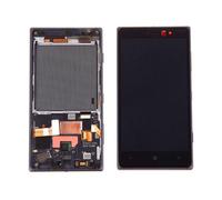 TOUCH SCREEN + DISPLAY LCD NOKIA LUMIA 830 COMPLETO CORNICE FRAME NERO