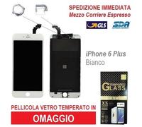 TOUCH SCREEN FRAME LCD DISPLAY RETINA SCHERMO PER APPLE IPHONE 6 PLUS BIANCO