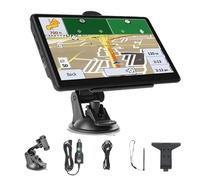 Touch screen GPS automatico da 7 pollici | Navigatore ad alta precisione con visualizzazione dettagliata della mappa per conducente, veicoli pesanti via