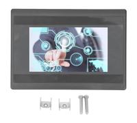 Touch Screen HMI 4,3 Pollici, PLC con Uscita a Transistor Touch Screen HMI 4,3 Pollici Macchina Tutto in per FX3U 20 40 48MRT, Circuiti Logici Programmabili