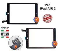 Touch Screen nero Per Apple iPad 6 Air 2 2014 Wifi 3G A1566 A1567 Vetro 9.7