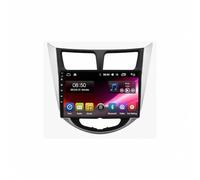 Touch Screen Radio Stereo Auto 2 Din per Hyundai Solaris Accent Verna 2010-2016 Ips Schermo Tattile Supporto Gps Navigatore Wireless Radio Carplay Android Auto Wifi, 4 Nucleo 4G+64G