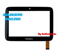 TOUCH SCREEN VETRO CLEMENTONI per CLEMPAD 3G 8.0 V38190 16603 16605 v43571 NERO