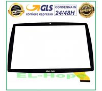 TOUCH SCREEN VETRO LISCIANI MIO TAB 10" TUTOR 64229 DIGITIZER TABLET NERO