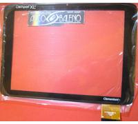 TOUCH SCREEN+VETRO ORIGINALE PER CLEMENTONI CLEMPAD XL 5.0 8" 13337 DISPLAY NERO