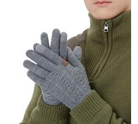 Touch Screen Winter Gloves, Warm Knitting Mittens, Cold Weather Gloves, Winter Motorcycle Gloves, Skiing Gloves for Winter, Snowboarding Touch Gloves, Cycling Winter Gloves, Running Gloves for Cold We