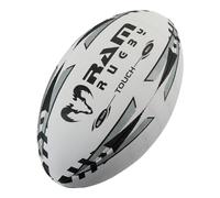 Touch Tag, pallone da rugby, argento, cucito a mano, 4 strati in policotone e gomma laminata, con Touch Pro per una buona presa