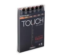 Touch Twin Marker - Pennarelli, tonalità color legno, set A, 6 pezzi