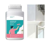 Touch Up Restorer - Seamless Latex Patching Tool, Integrated Rolling Brush Applicator | High Opacity Concealer for Household Hallway Kitchen Dorm Ceiling Gypsum Board Plaster Erasing