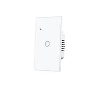 Touch Wall Light Switch Pannello Vetro App Control Bianco | Utilizza facilmente le luci di casa utilizzando il controllo vocale, tramite app o vivavoce.