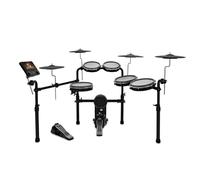 TOUCHBEAT+ Batteria Elettronica 10 Pezzi con Touchscreen 7" di Gear4music | Pad mesh e piatti multizona, 950 campioni, 30 kit personalizzabili, ride triple-zone da 14", Bluetooth e USB-MIDI